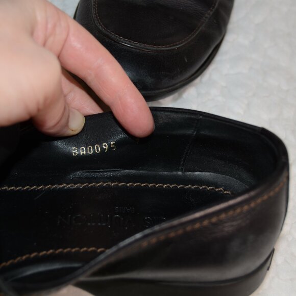 Louis Vuitton loafers men's size 7 Sorbonne style FLAWED please read - Picture 7 of 16